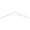 Ekena Millwork Pitch Legacy Architectural Grade PVC Gable Pediment, 72"W x 15"H x 1"P (5/12) GPP072X015X100LEG - alternate 3